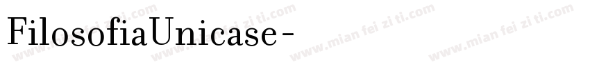 FilosofiaUnicase字体转换