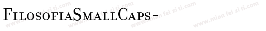 FilosofiaSmallCaps字体转换