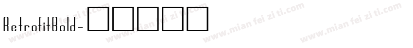 RetrofitBold字体转换
