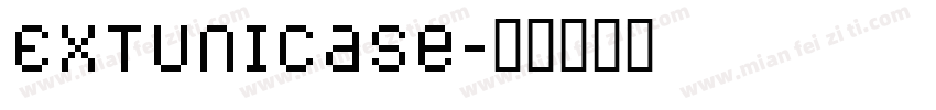 EXTUnicase字体转换