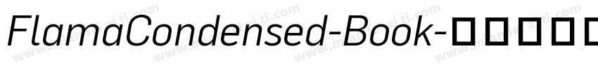 FlamaCondensed-Book字体转换