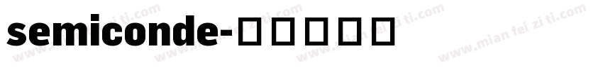 semiconde字体转换