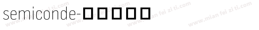 semiconde字体转换