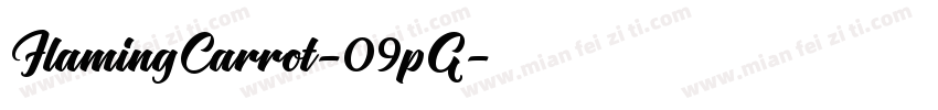 FlamingCarrot-09pG字体转换