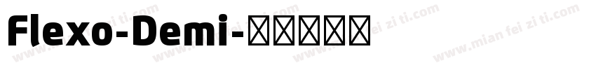 Flexo-Demi字体转换
