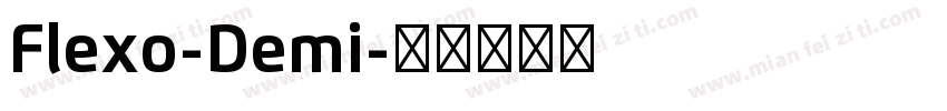 Flexo-Demi字体转换