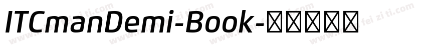 ITCmanDemi-Book字体转换