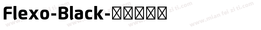 Flexo-Black字体转换