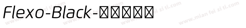 Flexo-Black字体转换