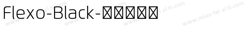 Flexo-Black字体转换