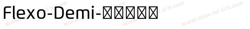 Flexo-Demi字体转换