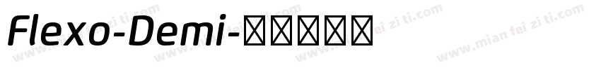 Flexo-Demi字体转换