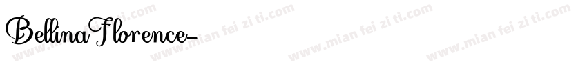 BellinaFlorence字体转换