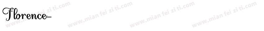 Florence字体转换