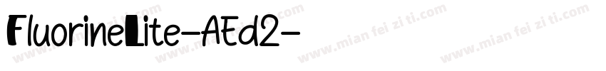 FluorineLite-AEd2字体转换