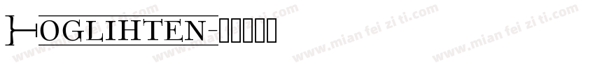Foglihten字体转换