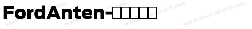 FordAnten字体转换