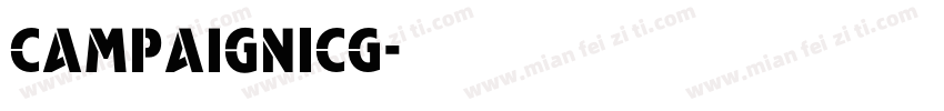 CampaignICG字体转换