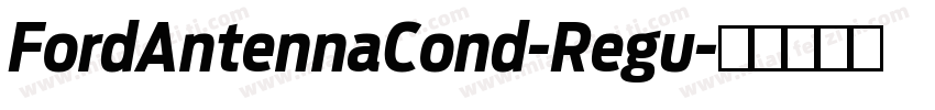 FordAntennaCond-Regu字体转换