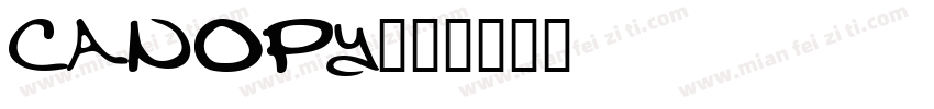 Canopy字体转换