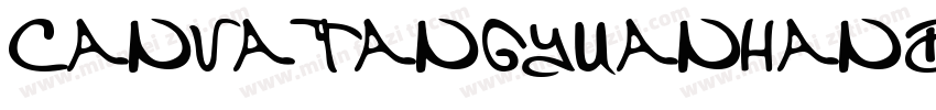 CanvaTangyuanHandwri字体转换
