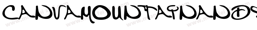 canvamountainandseas字体转换