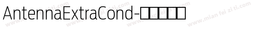 AntennaExtraCond字体转换