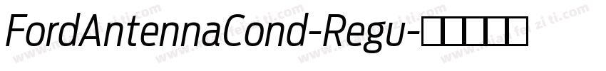 FordAntennaCond-Regu字体转换