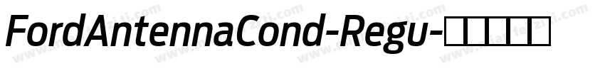 FordAntennaCond-Regu字体转换