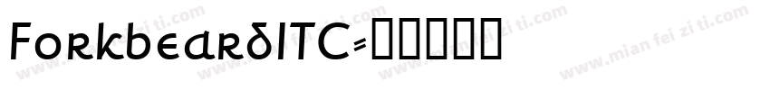 ForkbeardITC字体转换