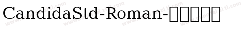 CandidaStd-Roman字体转换