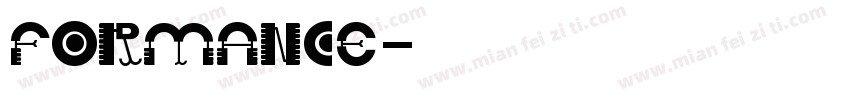 formance字体转换