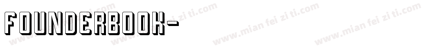 FounderBook字体转换