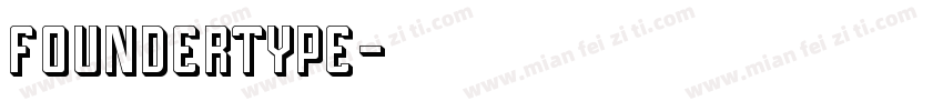 FounderType字体转换