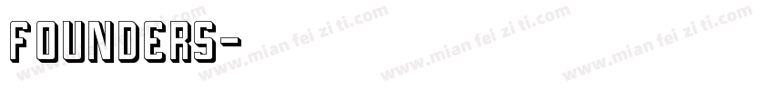 founders字体转换