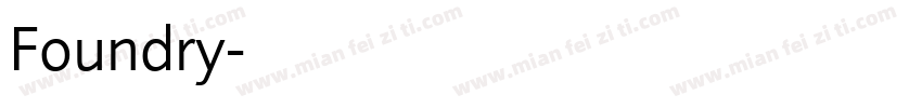 Foundry字体转换