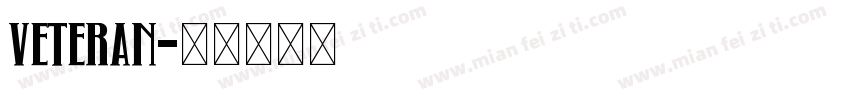 Veteran字体转换