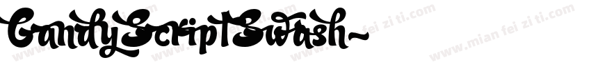 CandyScriptSwash字体转换