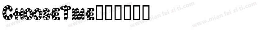 ChooseTime字体转换