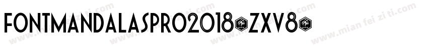 FontMandalasPro2018-ZxV8字体转换