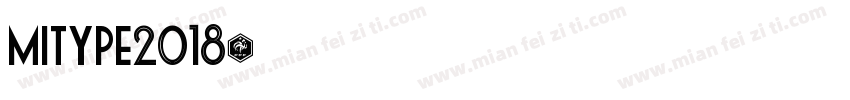 Mitype2018字体转换