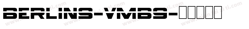 Berlins-vMB9字体转换