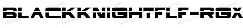 Blackknightflf-rgx9字体转换