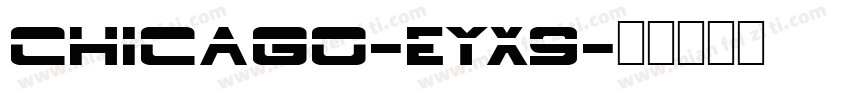 Chicago-EYx9字体转换