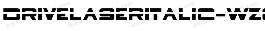 DriveLaserItalic-wzG9字体转换