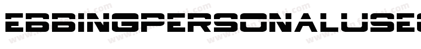 EbbingPersonalUseOnly-maK9字体转换