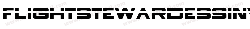 FlightStewardessInverse-wXm9字体转换
