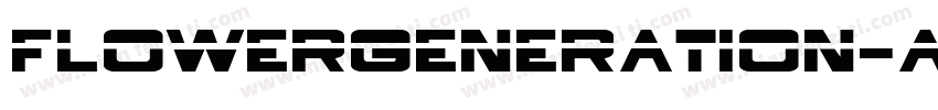 FlowerGeneration-aed9字体转换