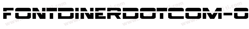 Fontdinerdotcom-0WD9字体转换