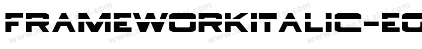 FrameWorkItalic-E0z9字体转换
